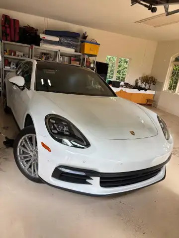 Porsche after refinishing