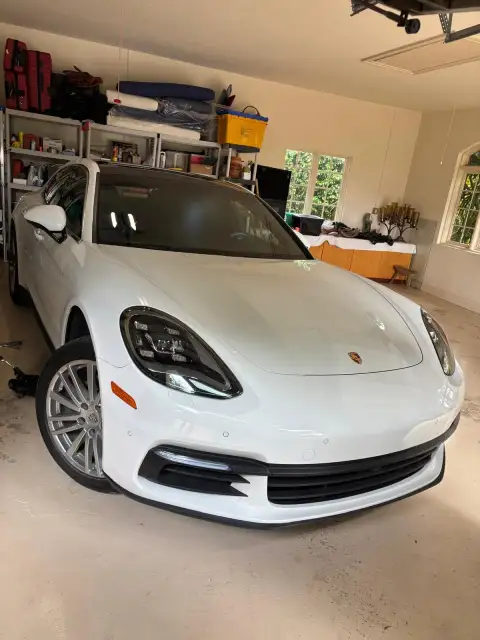 Porsche after refinishing